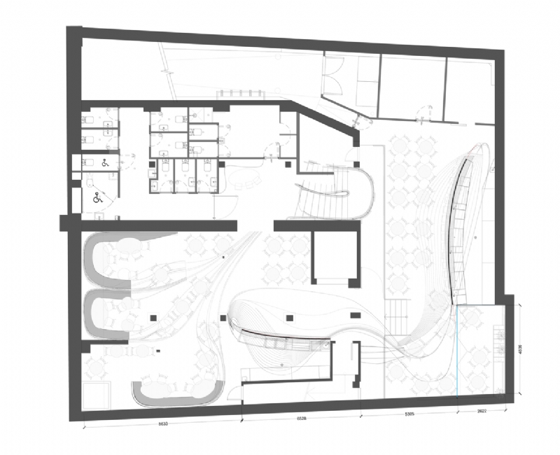 B.GENERAL-BASEMENT.jpg 参考素材,平面布局,餐饮空间,