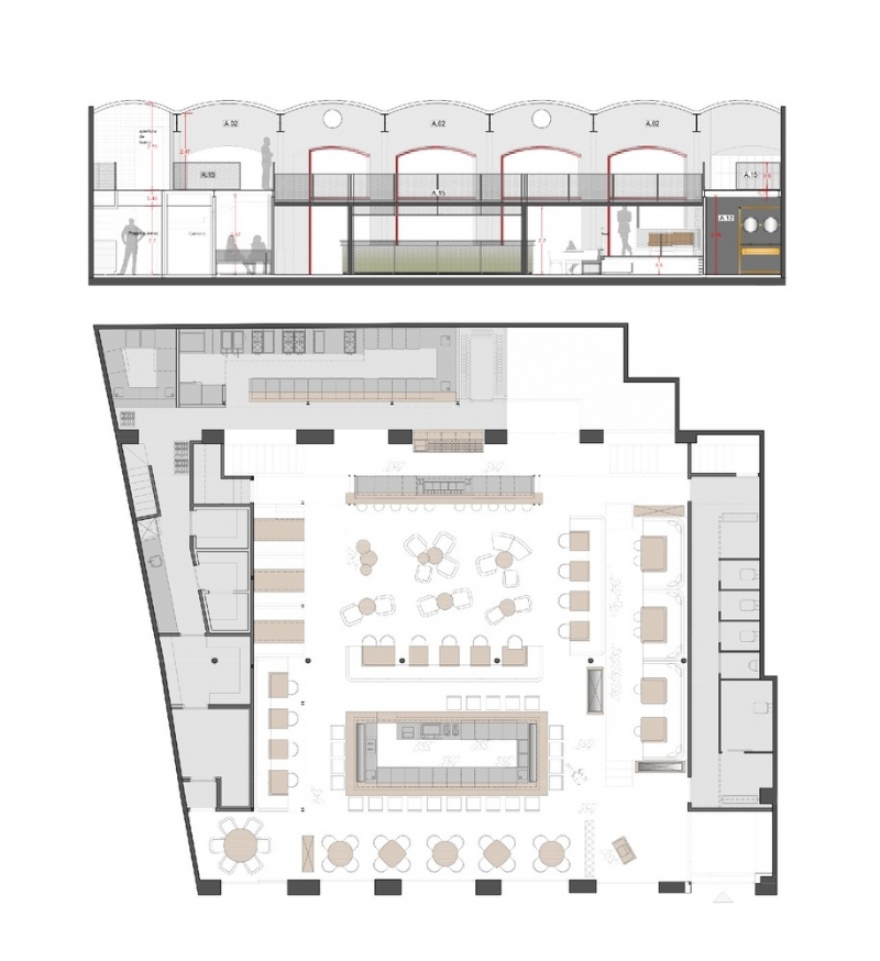 ElMama-LaPapa_PLAN_SECTION.jpg 参考素材,平面布局,餐饮空间,