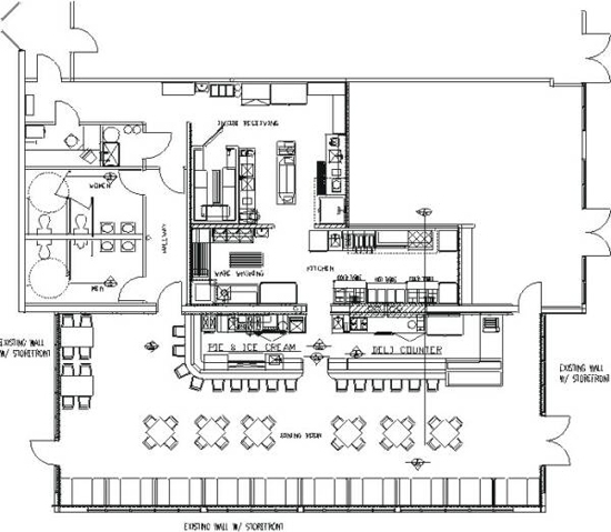 kitchen-floor-plan-55.jpg 参考素材,平面布局,餐饮空间,