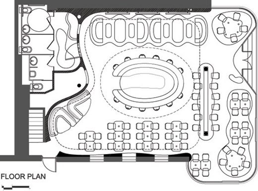 kurve-modern-restaurant-floor-plan.jpg 参考素材,平面布局,餐饮空间,