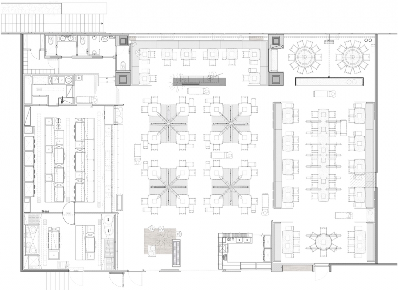 LaoWang_Plan.jpg 参考素材,平面布局,餐饮空间,