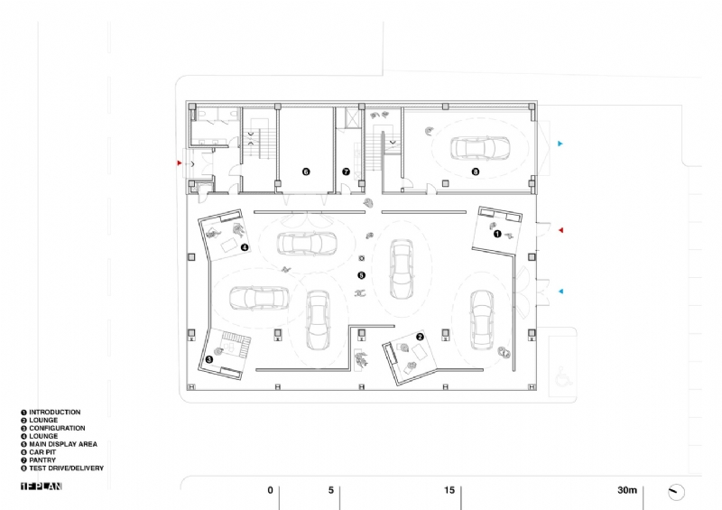 11_Genesis_Plan_1F_©OMA.jpg 参考素材,平面布局,零售展厅,