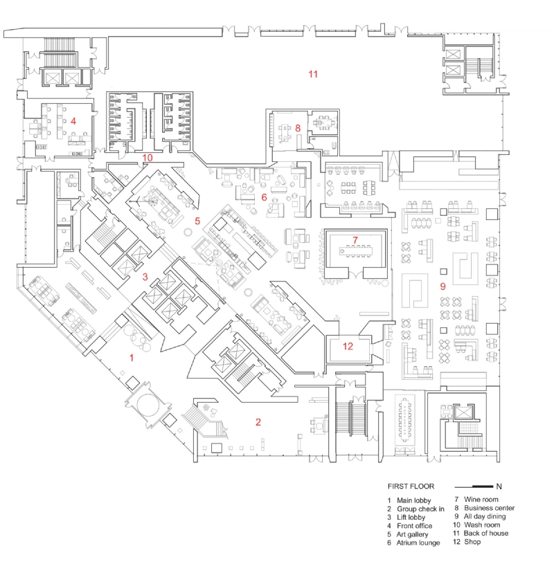 First_Floor_Plan_copy.jpg 参考素材,平面布局,酒店客房,