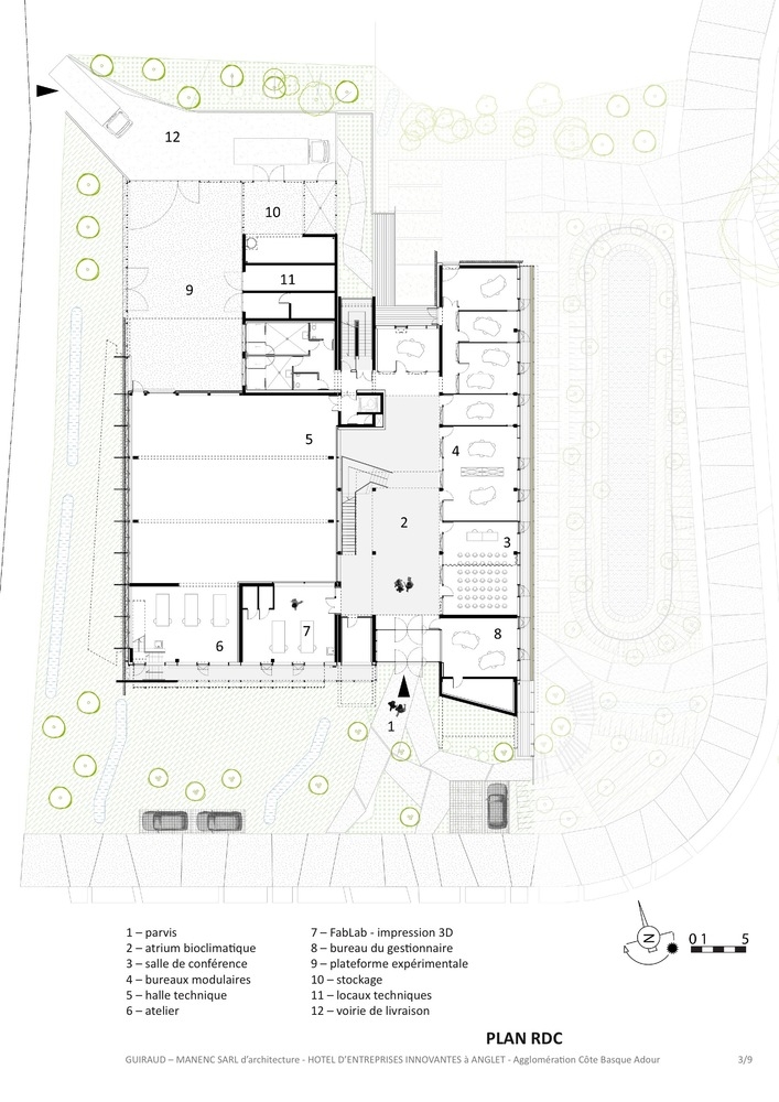 GUIRAUD-MANENC_Hôtel_d'entreprises_innovantes_PLANS_3.jpg 参考素材,平面布局,酒店客房,