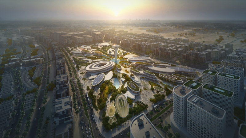 ZHA_Aljada_Central_Hub_Render_by_VA.jpg 参考素材,方案表现,蒙太奇,