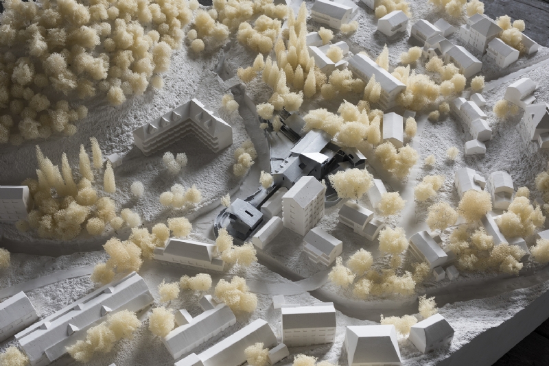 001_aerial_view_from_northeast_side_of_model.jpg 参考素材,方案表现,方案模型,