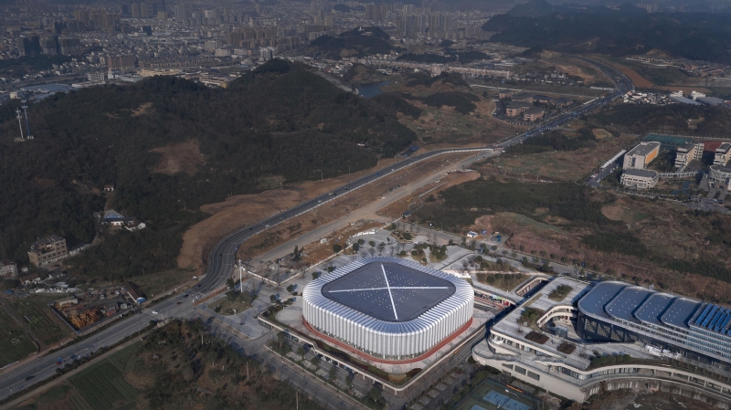 linan-sport-culture-center-uad-03--southwest-birdview.jpg 建筑参考,公共建筑,体育场馆,