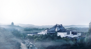 展馆 The_art_museum_in_the_foggy_rain_with_Leifeng_Pagoda_and_the_west_Lake.jpg