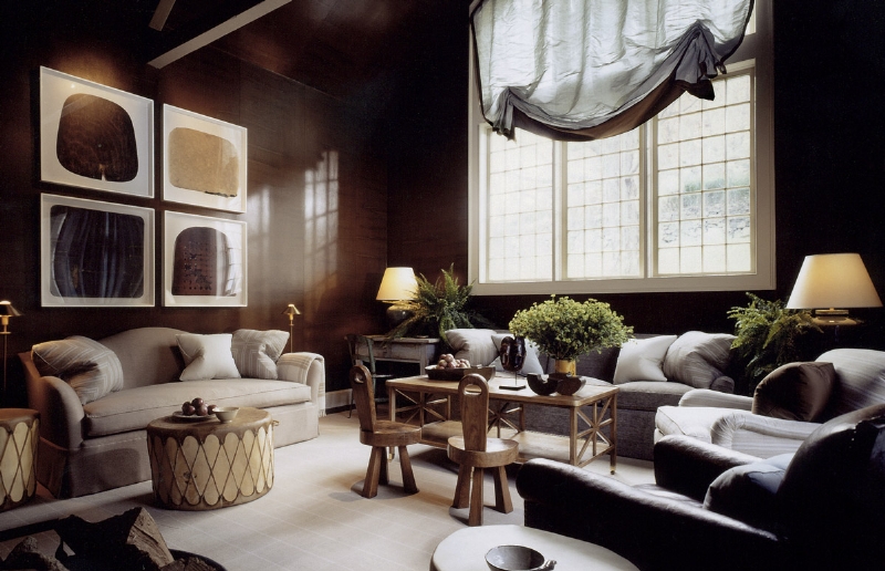 06-The+sunlight+that+floods+a+screening+room+in+Kent,+Connecticut+is+a+welcome+addition+in+this+winter+house.+.jpg 家装参考,客厅,沙发背景墙,