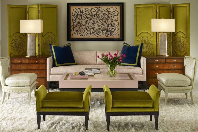 green-interior-design-inspiration-cr-lane.jpg 家装参考,客厅,沙发背景墙,