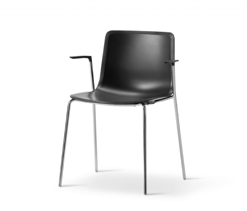 pato-4-legs-armchair-wl-4210-v2-black-chrome-pro-b.jpg 软装单品,办公,会议洽谈椅,