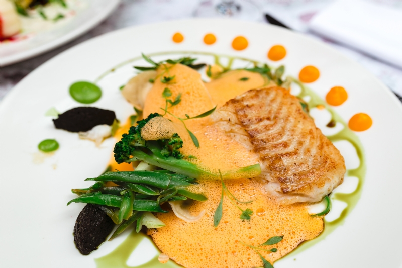 kaboompics_Grilled salmon and vegetables.jpg 参考素材,灵感来源,色彩搭配,