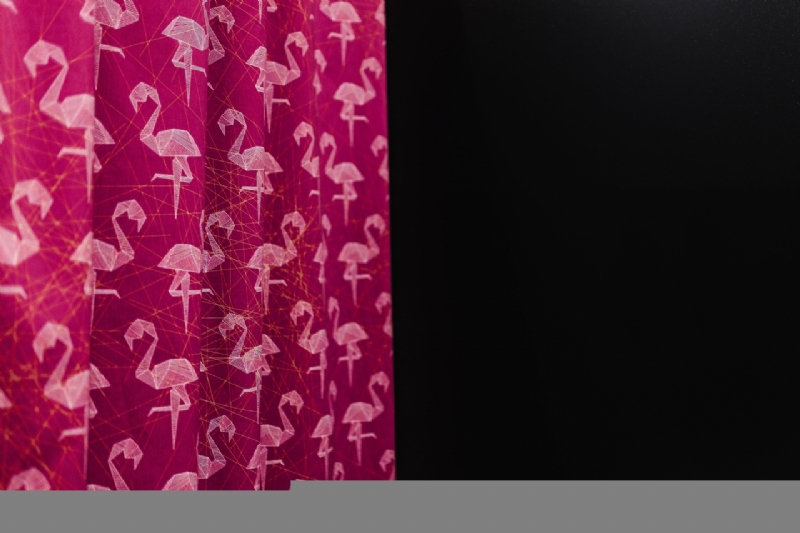 kaboompics_Pink Flamingo Fabric-2.jpg 方案配图,色彩意境,红色,