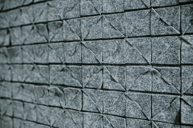 kaboompics_Wall covered with grey material.jpg 建筑参考,局部元素,外墙,