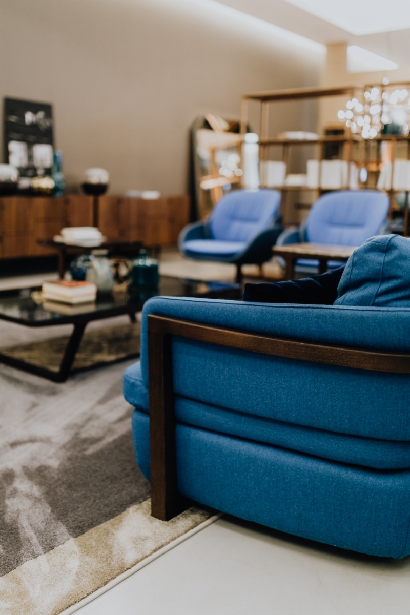 kaboompics_Detail of blue armchair.jpg 软装单品,座具,沙发,