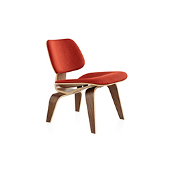 伊姆斯软垫木制休闲椅 eames upholstered lcw 伊姆斯夫妇 Charles & Ray Eames